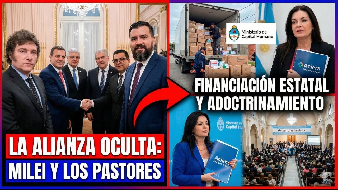 &iexcl;ESC&Aacute;NDALO EN CASA ROSADA! Milei y los Pastores Millonarios 💸
