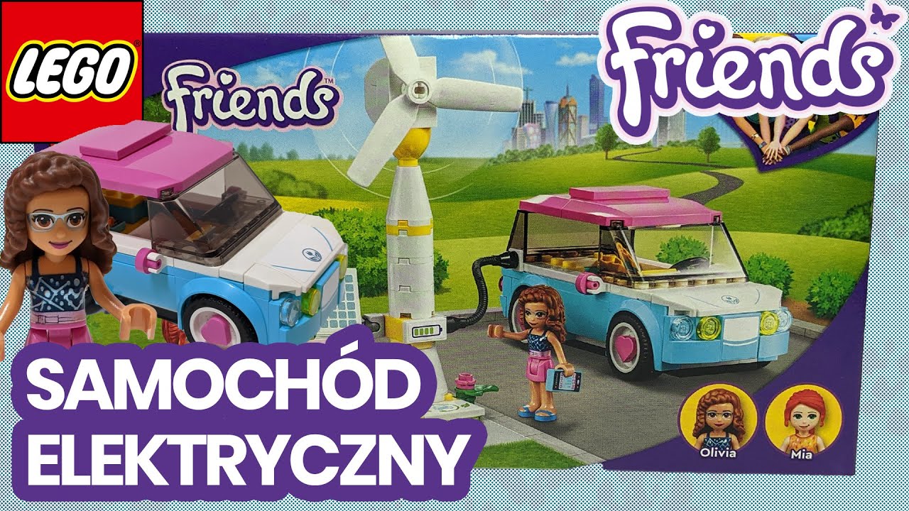 Lego Friends 41443 ⚡️Samoch&oacute;d Elektryczny Olivii - RECENZJA 4K