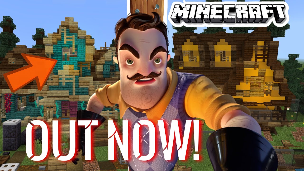 Hello Neighbor Alpha 2 Reborn OUT NOW! (Minecraft Map)