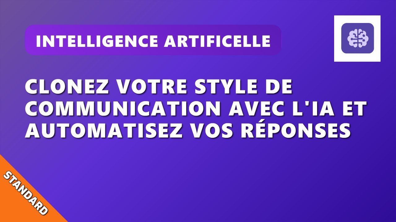 A02EP4 : Clonez votre style de communication, automatisez vos réponses avec votre style avec une IA