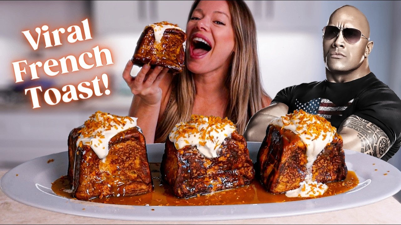 I Made the Rock’s VIRAL French Toast Recipe!