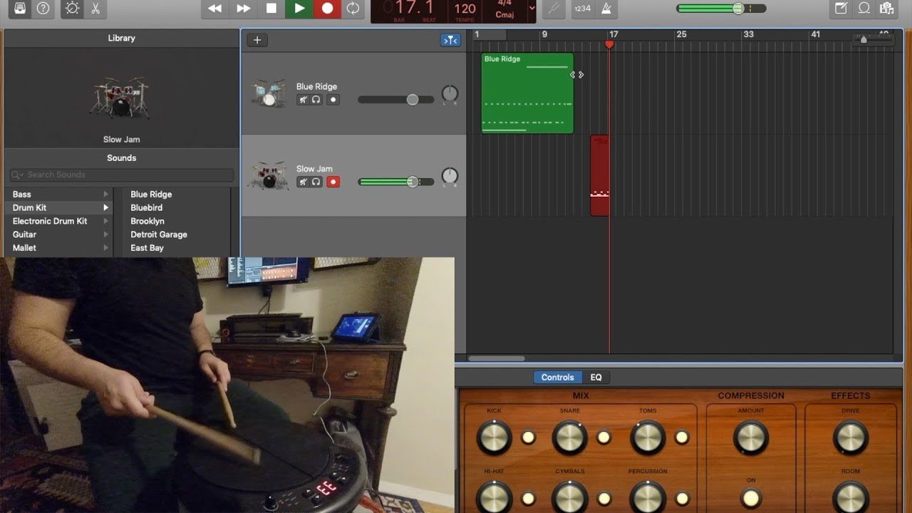 KAT MultiPad KTMP1 With GarageBand: MIDI Controller