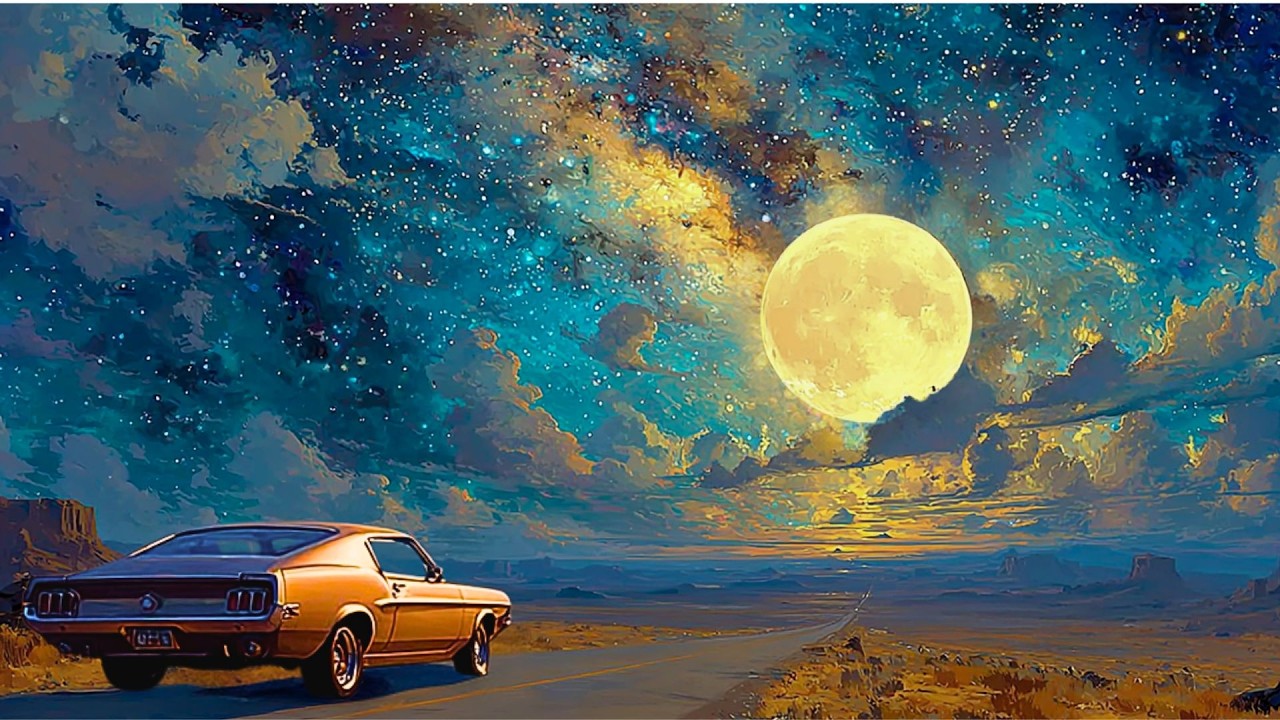 Cosmic Moon Drift | Psychedelic Desert Rock