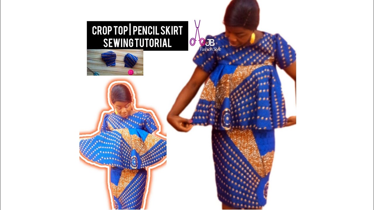 Как кроить и сшить расклешенный укороченный топ