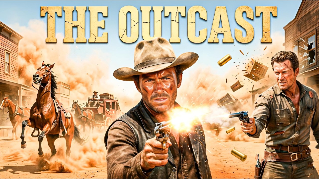 The Outcast | John Derek Western Movie | Classic Full Movie