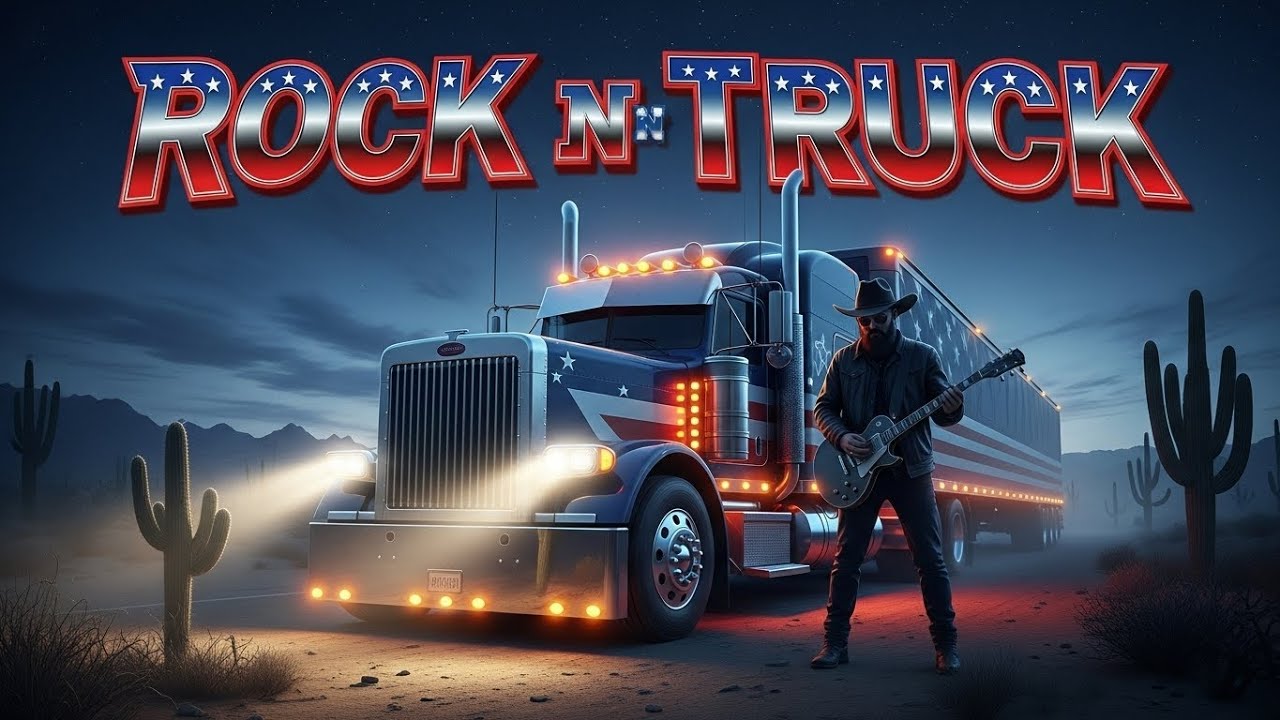 Midnight Interstate Rock 🤘 Country Rock Music for Truckers