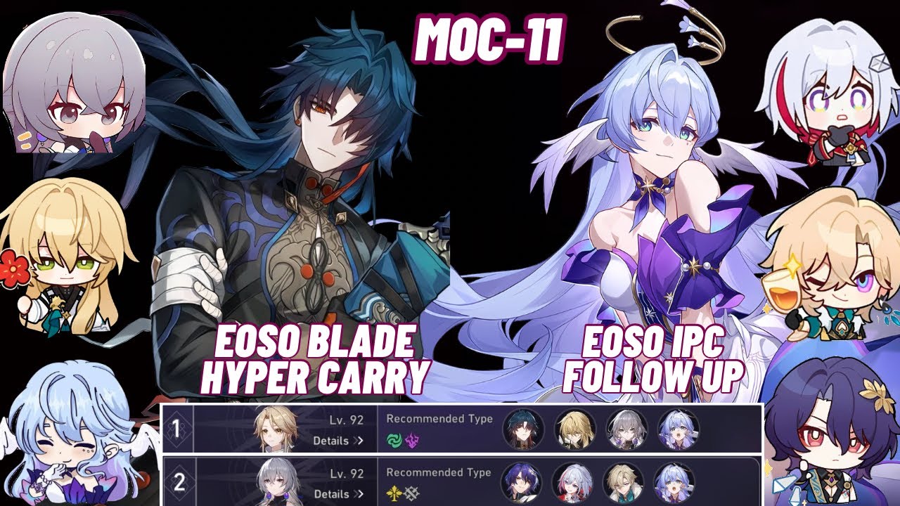 E0 S0  Blade Ft. E0 S0 Robin and E0 S0 IPC Follow up team  -  2.2 MoC 11 | Honkai Star Rail