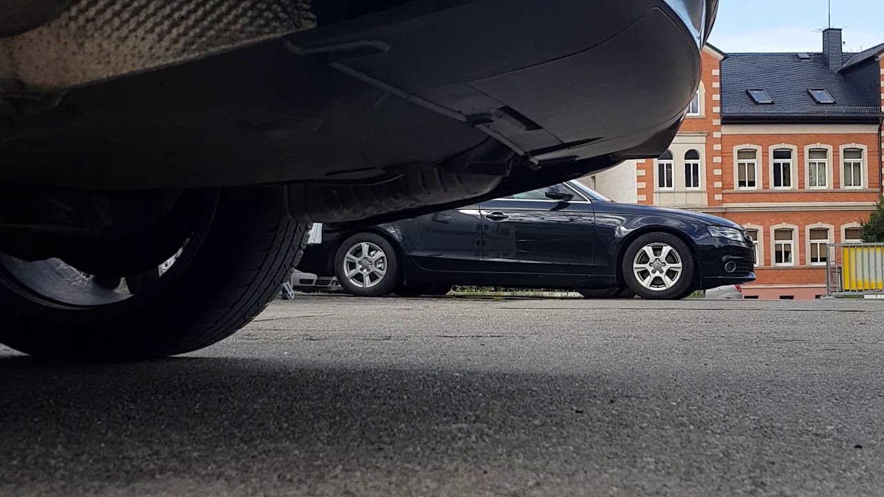 Audi A6 S6 5.2 V10 Mittelschalld&auml;mpfer entfernt