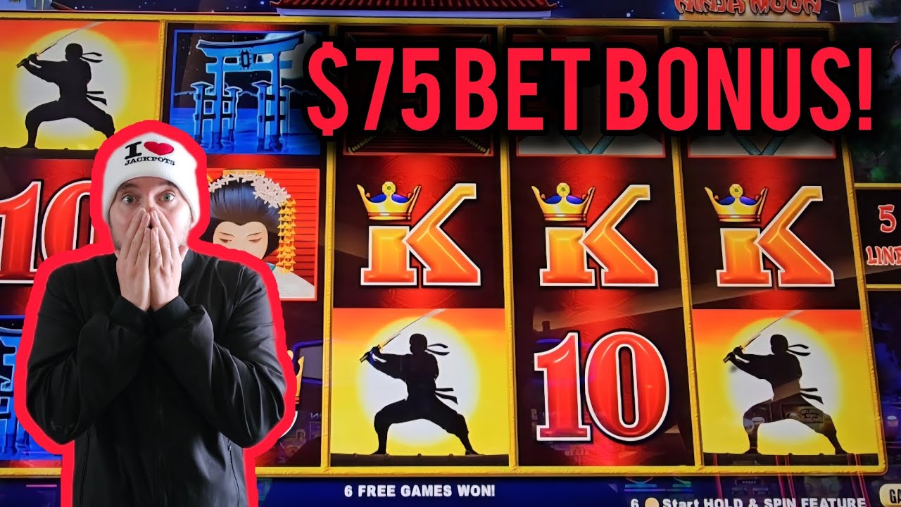 Surprised From $75 Bet Bonus on Ninja Moon