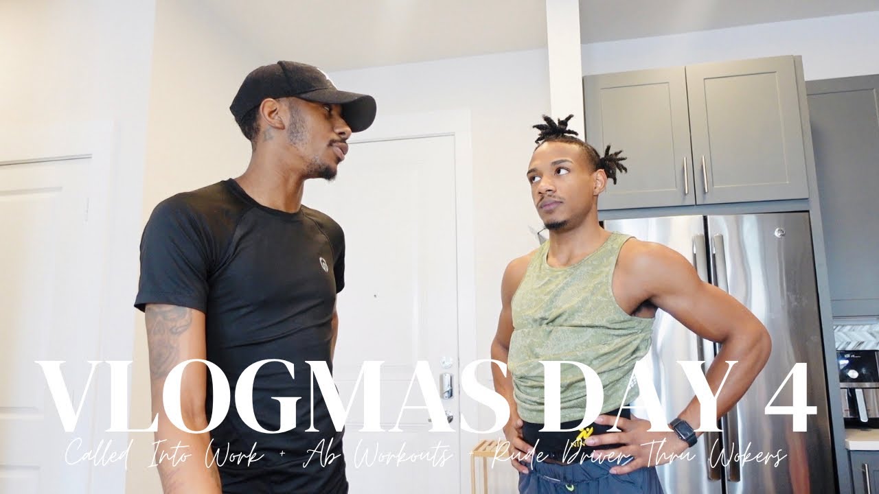 VLOGMAS DAY 4| Why Y'all Be So Rude? + This FUPA Gotta Go! + New Ab Workouts | Dustin & Rhobert |