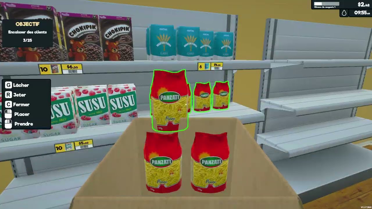 Des Chocapic ! Je refait SuperMarket simulator 