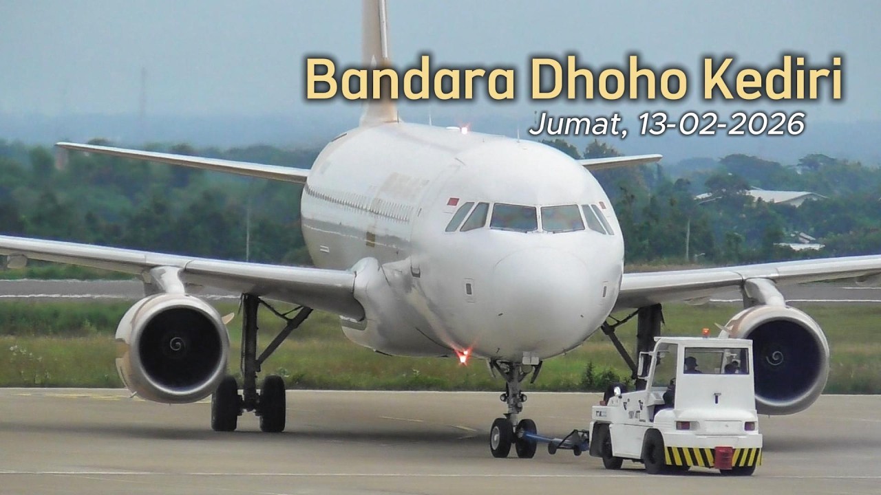 Suasana Bandara Dhoho Kediri hari ini penumpang tetap stabil (13/02/2026)