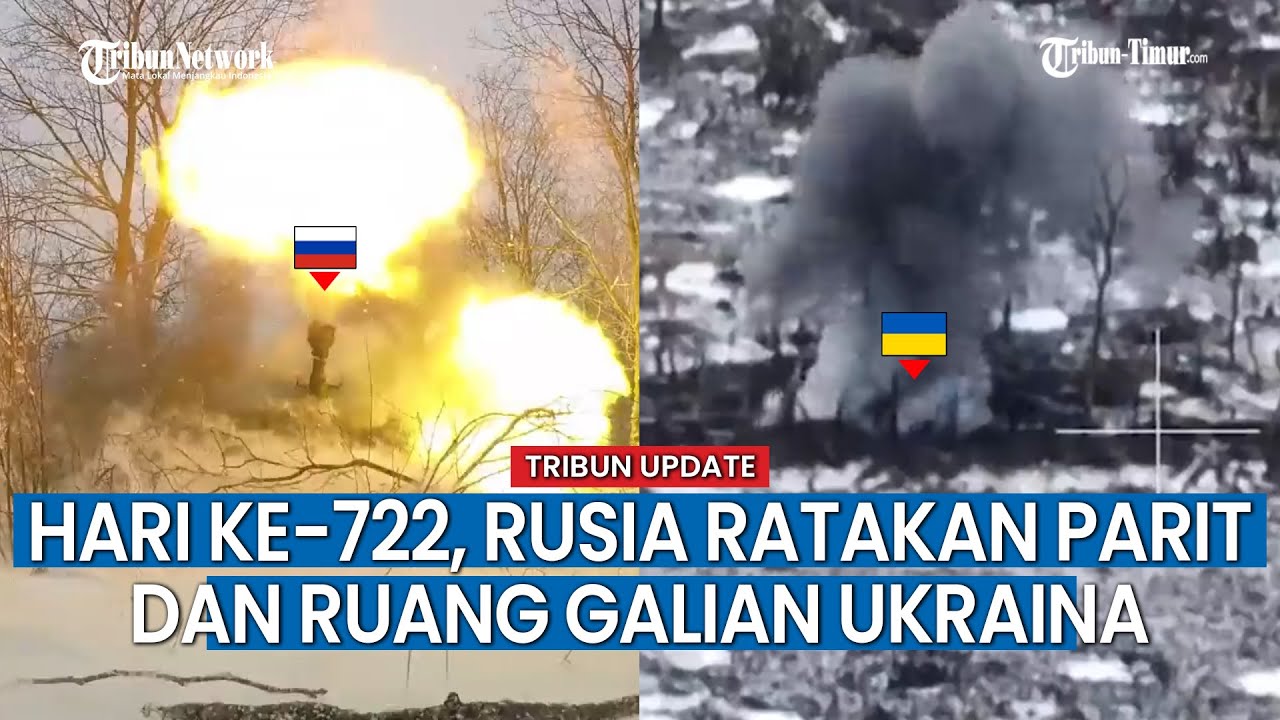 HARI KE-722 PERANG Rusia vs Ukraina, Rentetan Rudal Rusia Luluh Lantakkan Titik Pertahanan Ukraina