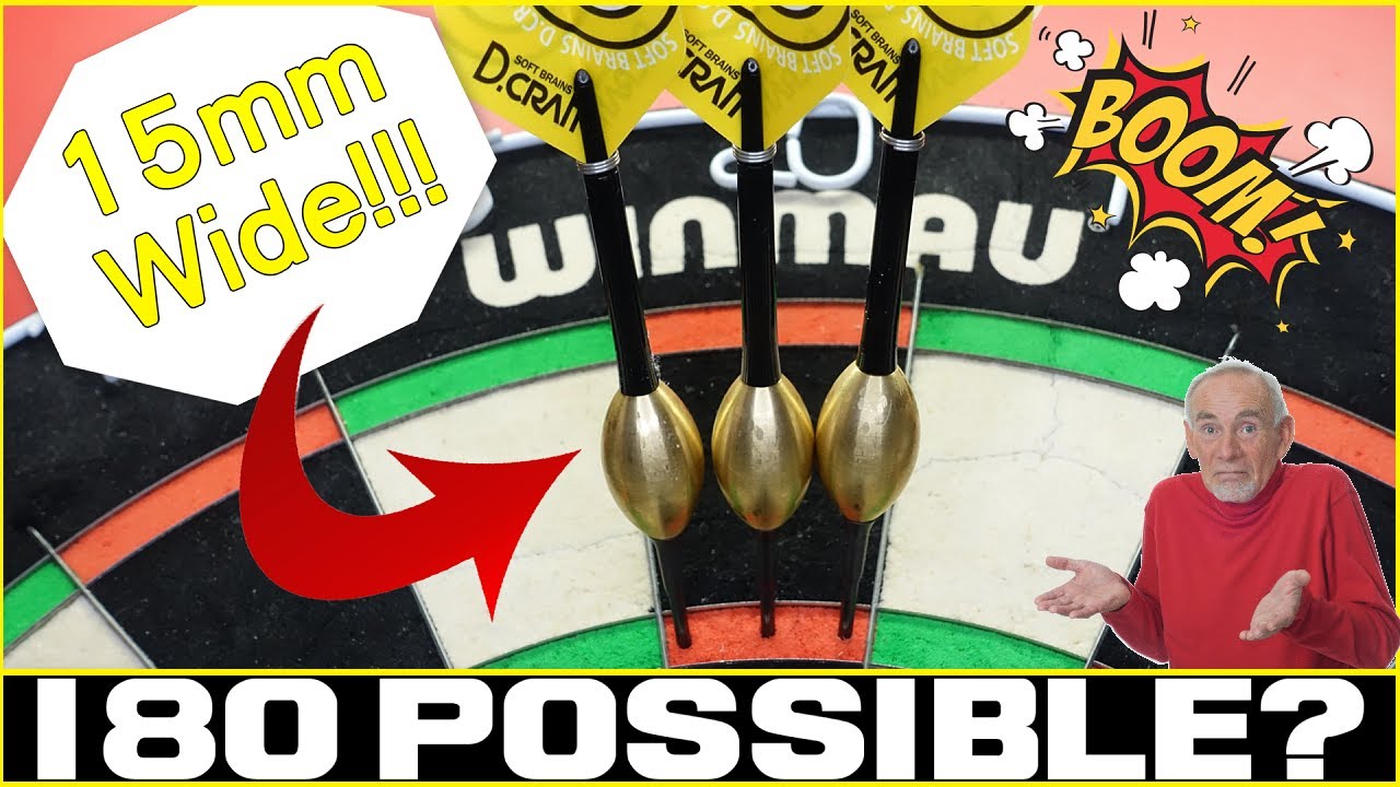 World's FATTEST Darts - 15mm WIDE - 180 Attempts Outtakes