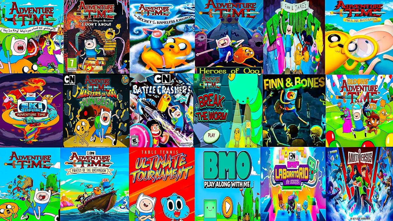 The Evolution of ADVENTURE TIME Games (2012-2022)