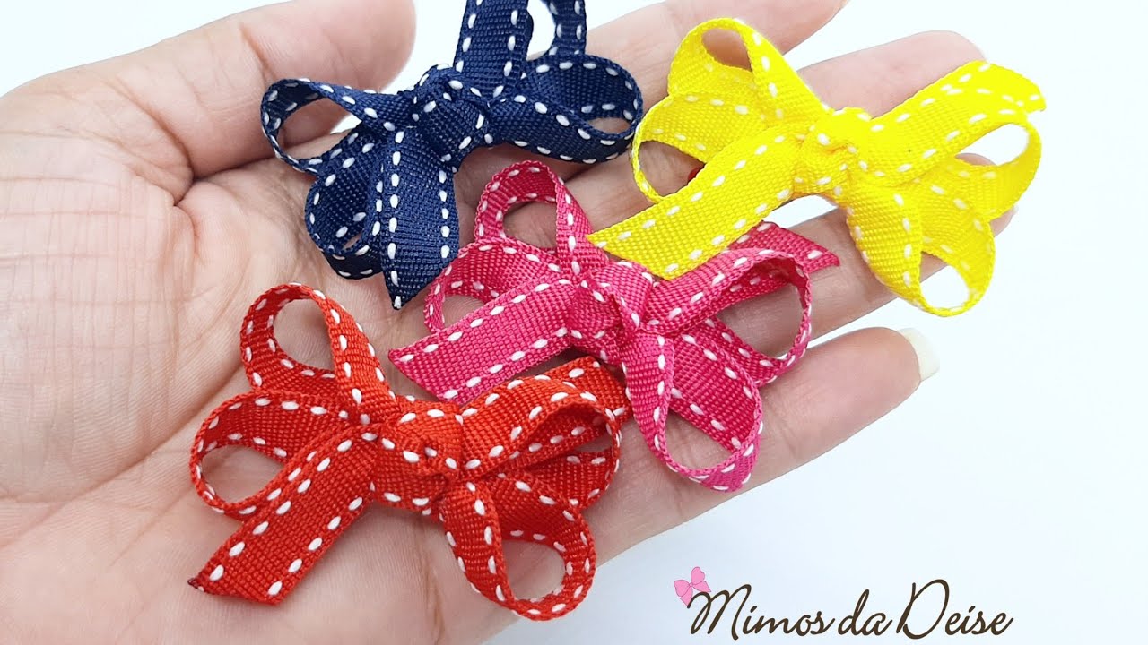 MINI BOUTIQUE COM FITA N°2 🎀 (Micro lacinho)