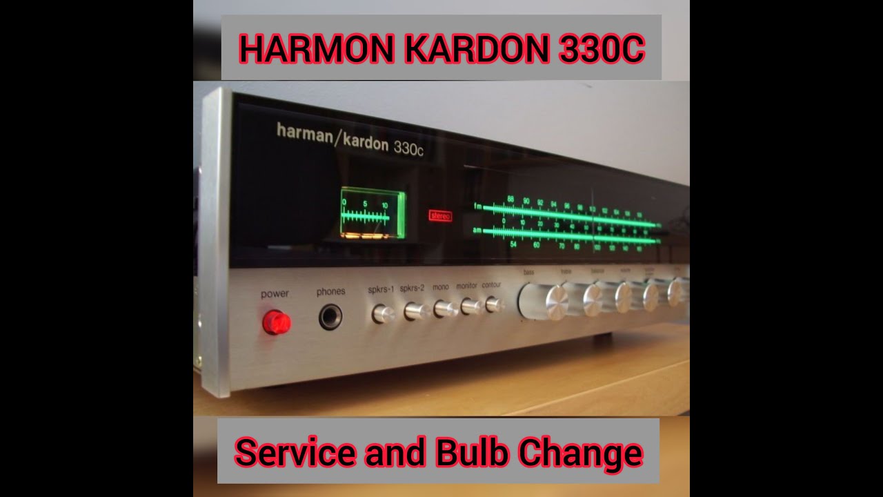 Harman Kardon 330C Overview, Bulb Replacement, Idle Current Vintage Stereo Receiver Servicing