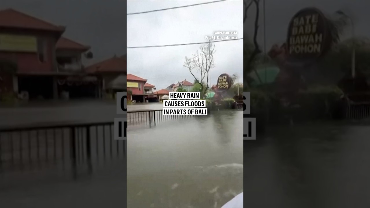 Heavy rain causes floods in parts of Bali
