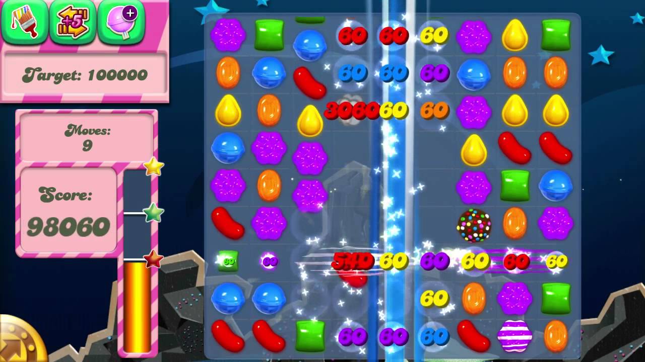 Candy Crush Saga Level 110 No Boosters