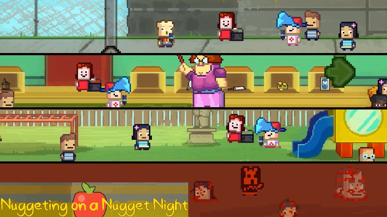 FNF: мод по игре Kindergarten / Самородки в ночь самородков █ Friday Night Funkin' █