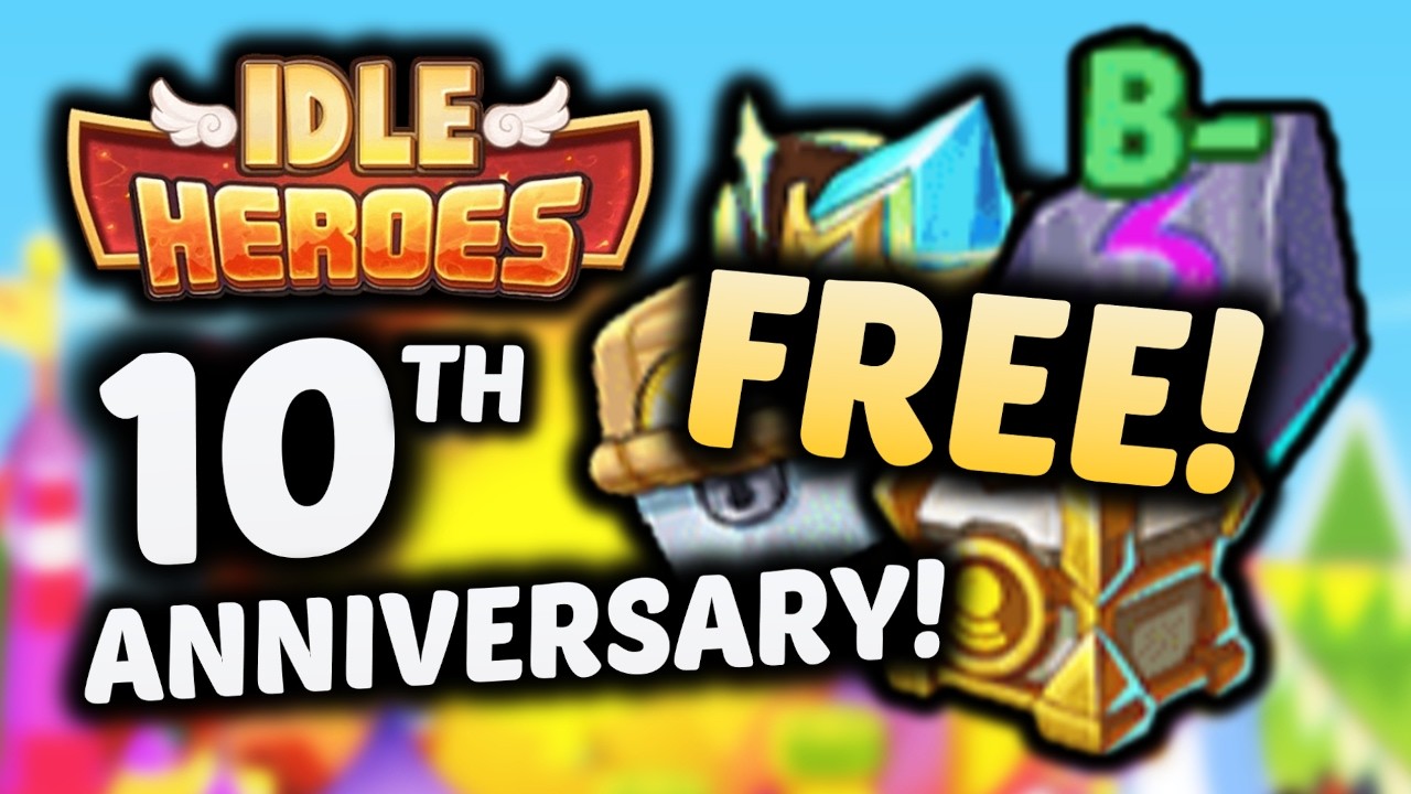 Как получить ЛУЧШИЕ НАГРАДЫ в честь 10-летия игры IDLE HEROES