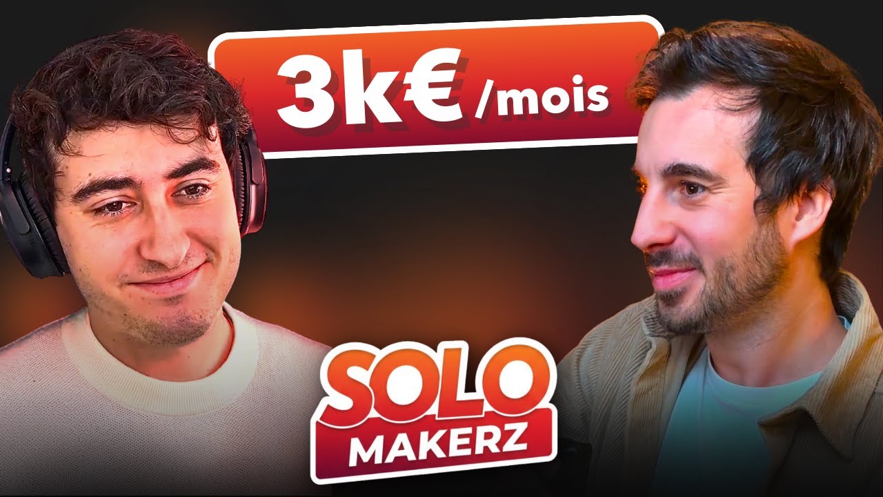 De commercial salari&eacute; &agrave; 3k&euro;/mois avec un SaaS Nocode - Solo Makerz #1