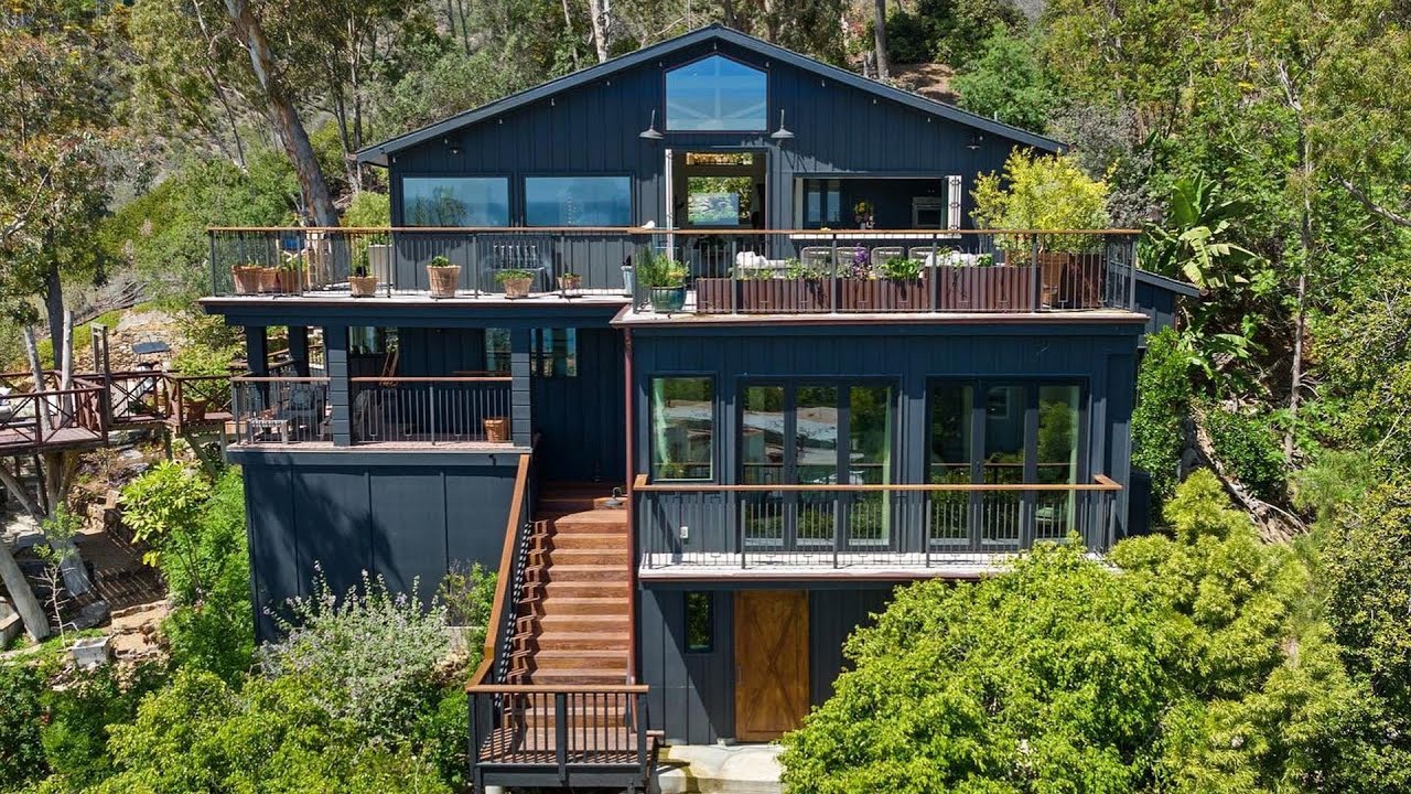 $13,995,000! Organic California DREAM HOME in a majestic private setting with dramatic ocean views