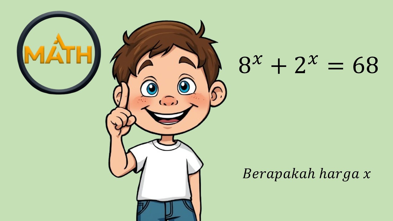 Mari kita selesaikan soal matematika bagus ini. |”(8^x + 2^x) = 68”