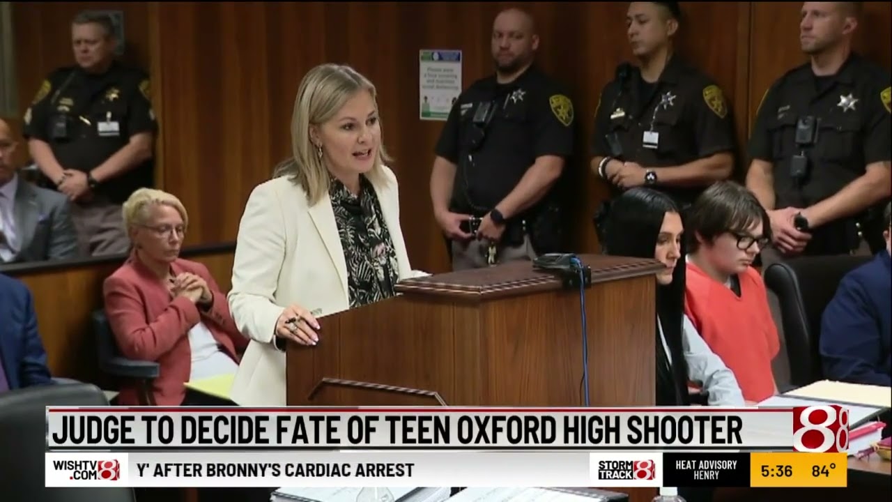 Judge to decide fate of teen Oxford High School shooter in Michigan