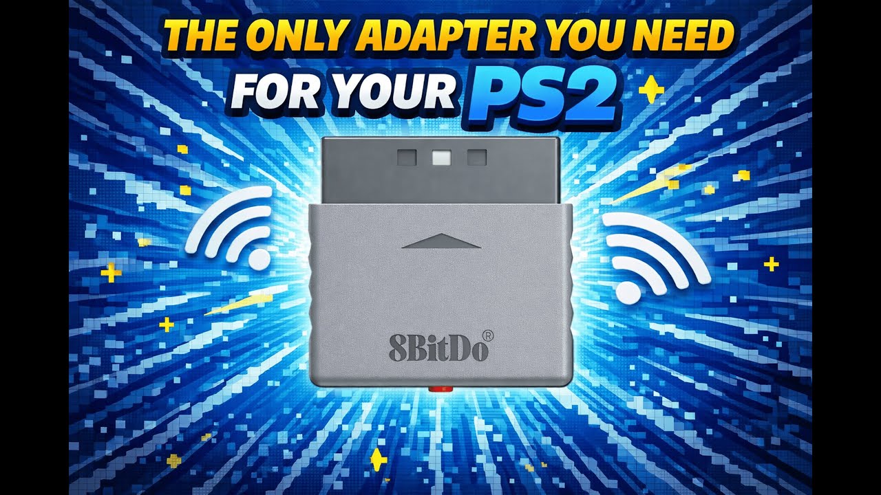 Is This the BEST PS2 Upgrade? 8BitDo Retro Receiver PS1/PS2 Unboxing & Test