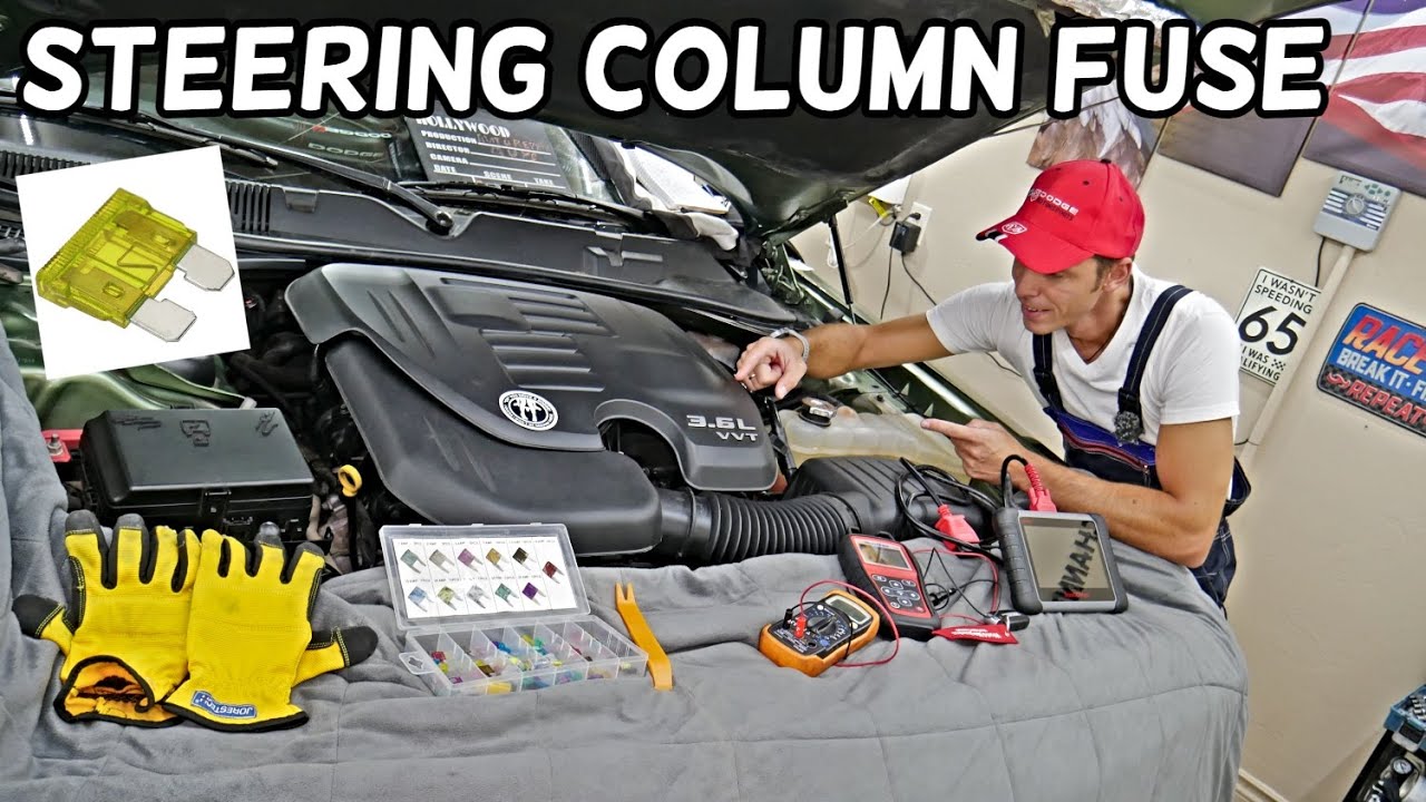DODGE CHARGER STEERING COLUMN FUSE LOCATION REPLACEMENT