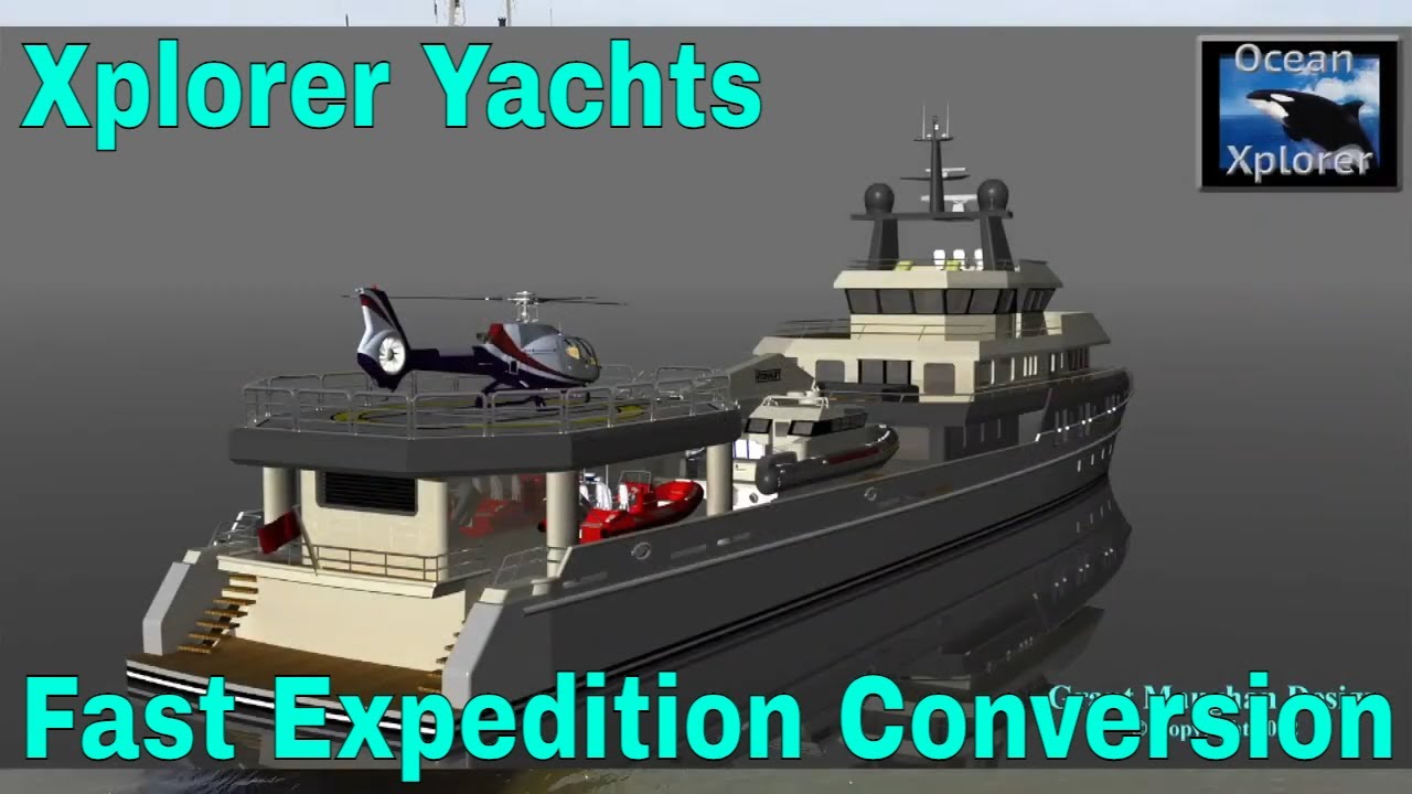NEW U.S. Built 200 ft 19-knot Expedition or Yacht Support Vessel.