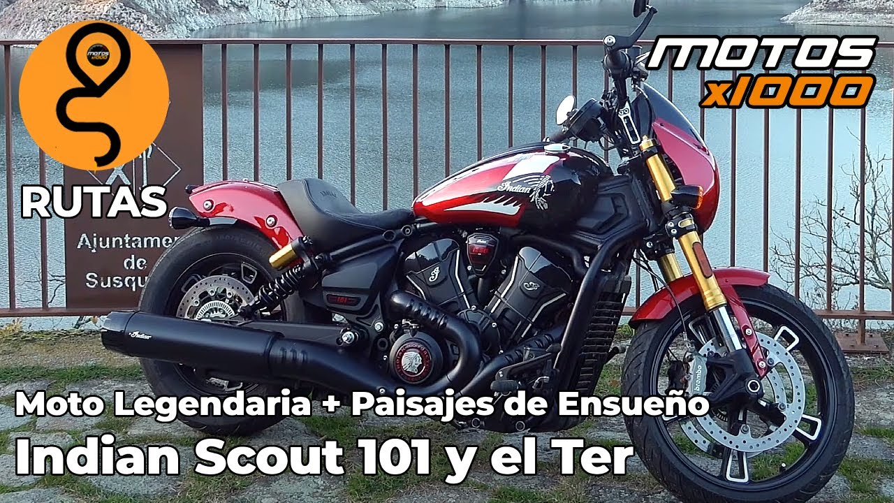 La nueva INDIAN SCOUT 101 en ruta siguiendo el Rio Ter | Motosx1000