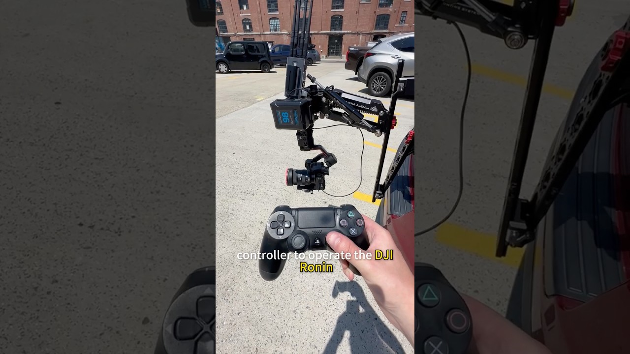 How to use a PlayStation controller to operate a DJI Ronin Gimbal🎮RS 2 🎬@FritzBacon