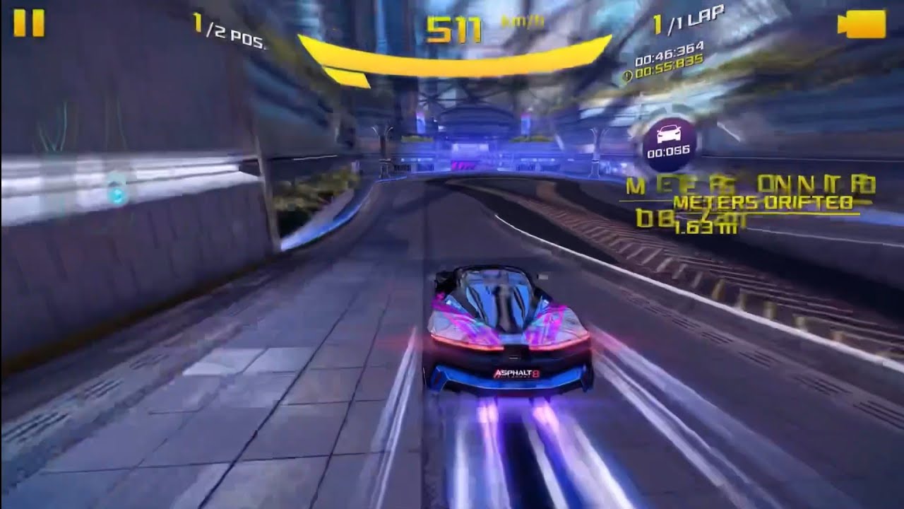Asphalt 8 | Neon Pursuit 55:043 Gauntlet Challenge
