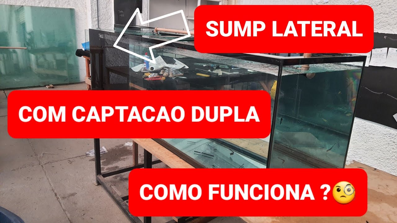 |COMO FUNCIONA| |SUMP LATERAL| COM NOSSO SISTEMA EXCLUSIVO DE CAPTACAO DUPLA. PADRAO |MASTER FISH|