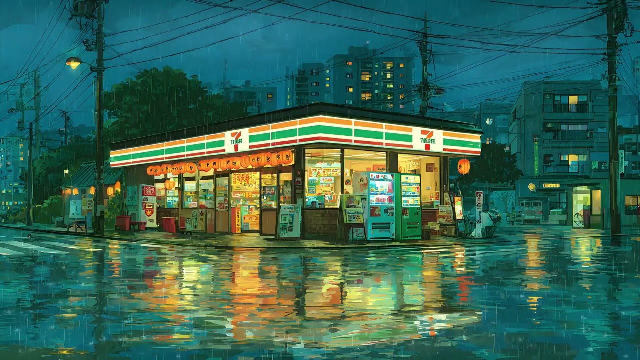 Tokyo After Midnight 🌙 Cozy Lofi Rainy Night in Tokyo For Sleep