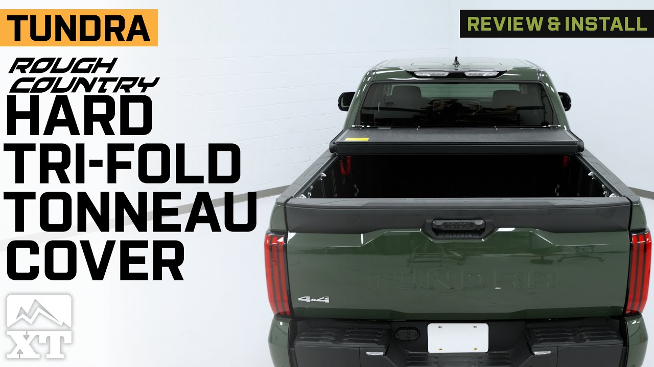 2022-2024 Tundra Rough Country Hard Low Profile Tri-Fold Tonneau Cover Review & Install