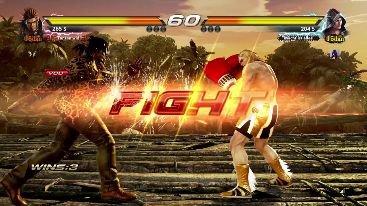 Tekken 7 Eddy Gordo Online Rank Matches vs. Steve