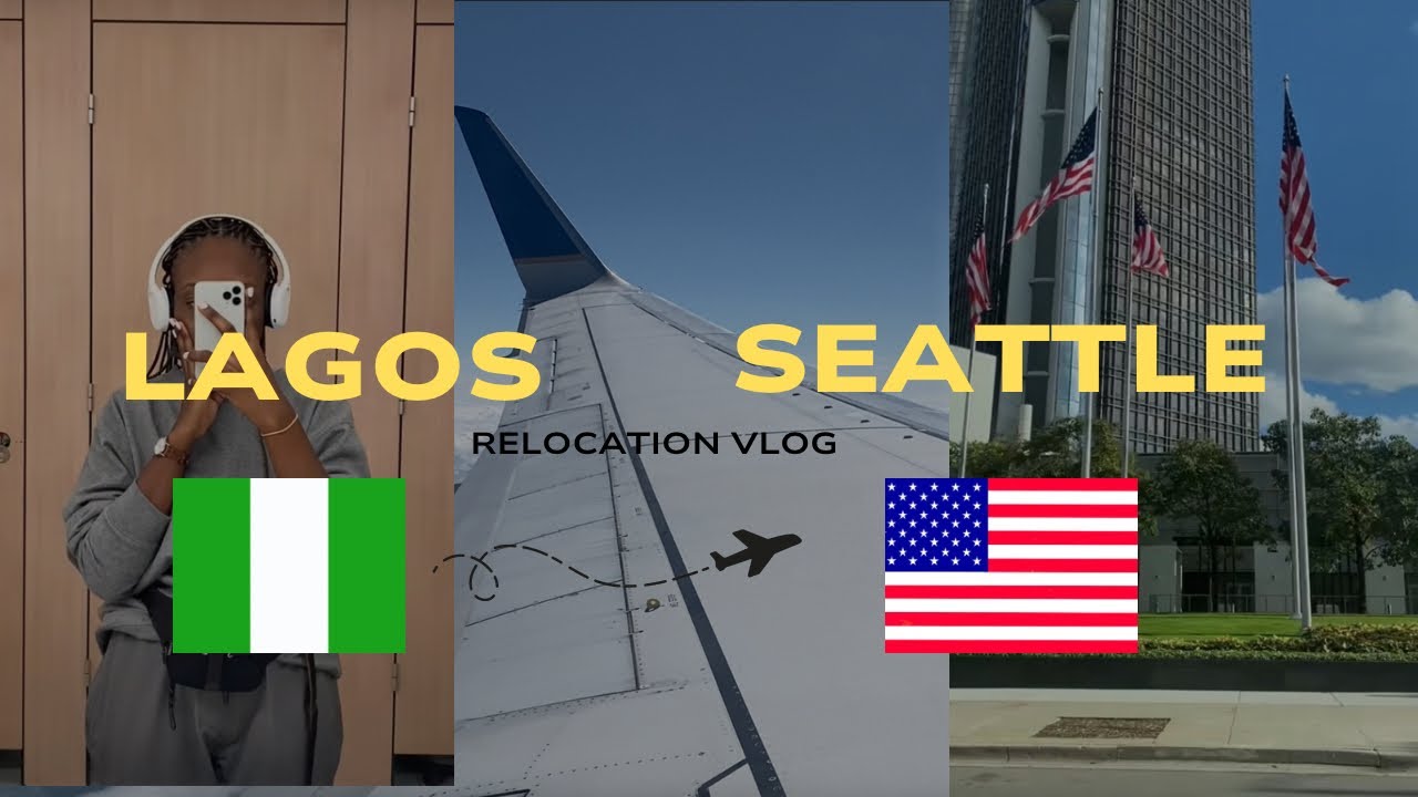 TRAVEL VLOG: Moving to the USA. Flying United Airlines directly from Lagos to Washington 