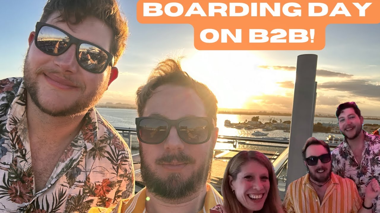 ДЕНЬ ПОСАДКИ НА лайнер Virgin Voyages в формате B2B! Отплытие и вечеринка в стиле PJ | Встречаем ...