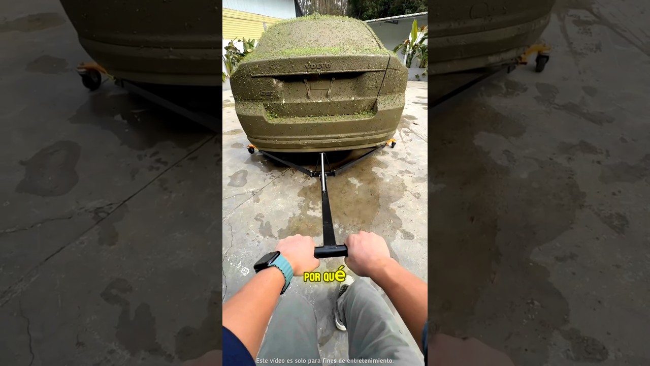 El Desaf&iacute;o de Limpiar el Auto Sucio 😳🤩🧹