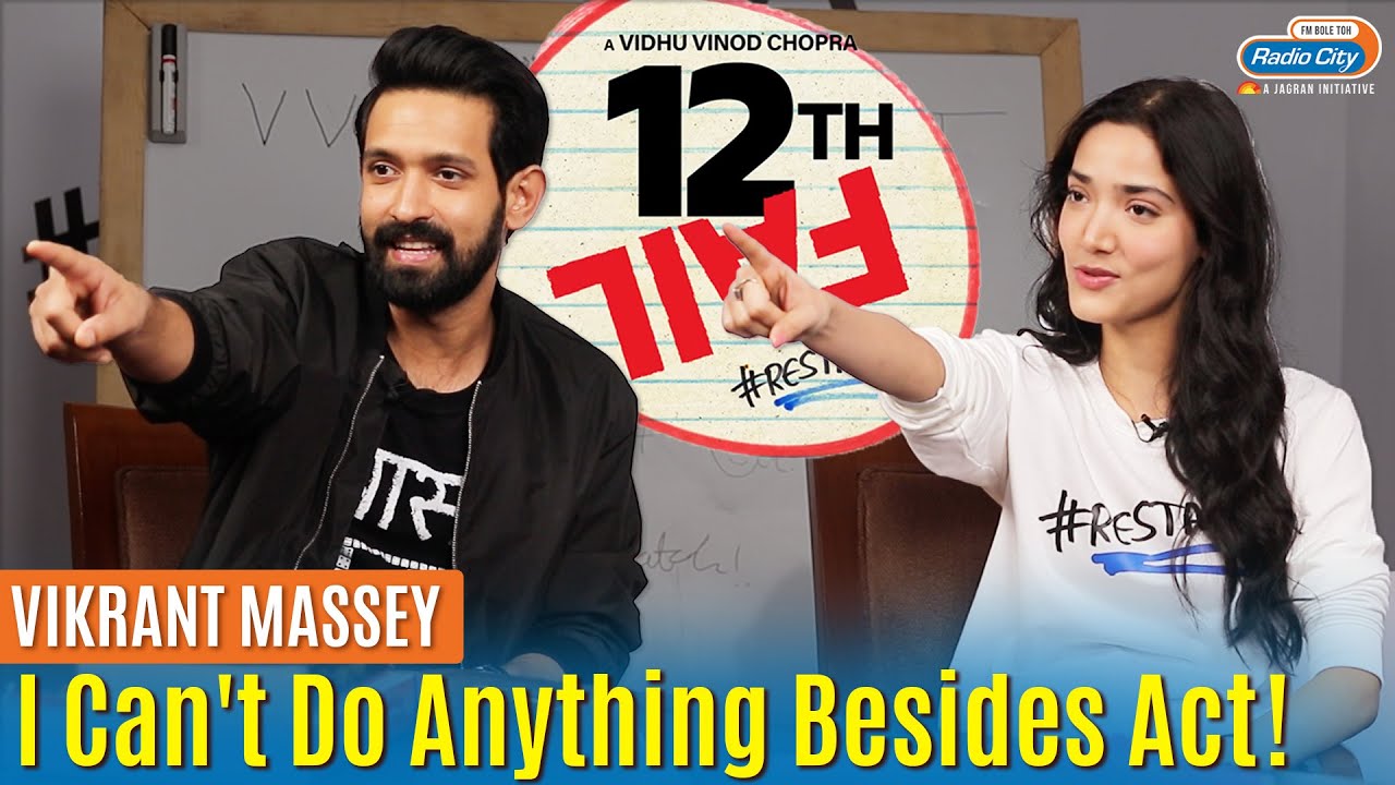 In Conversation With Vikrant Massey & Medha Shankar | 12th Fail | Vidhu Vinod Chopra
