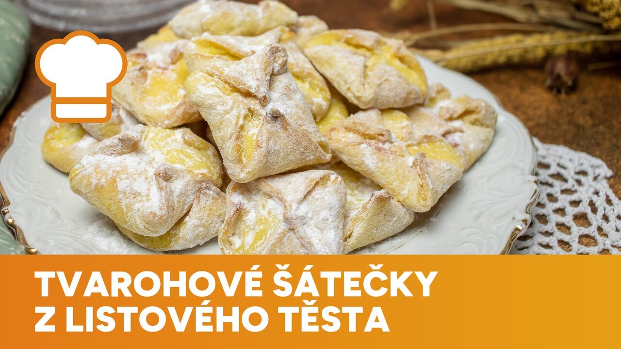 Když vás honí mlsná: Tvarohové šátečky z listového těsta jsou bleskově hotové!