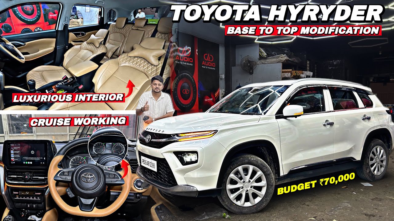 2026 TOYOTA HYRYDER BASE MODEL MODIFIED WITH PRICING ✅ | TOYOTA HYRYDER GENUINE ACCESSORIES  ✅