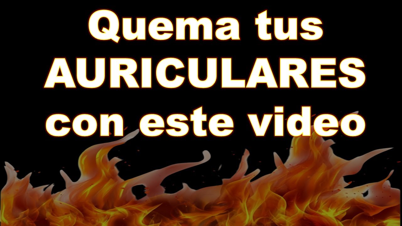 Quemado de Equipo de Audio &iexcl;Sonar&aacute; mejor!