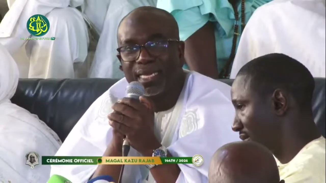 Discours du Ministre de l'Emploi, Amadou Moustapha Ndieck SARRE | Cérémonie Magal Kazu Rajab 2026