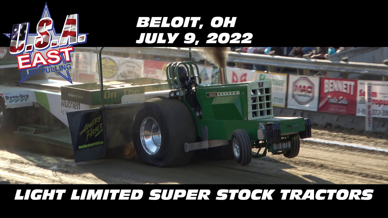 7/9/22 USA-EAST Beloit, OH Light Limited Super Stock Tractors