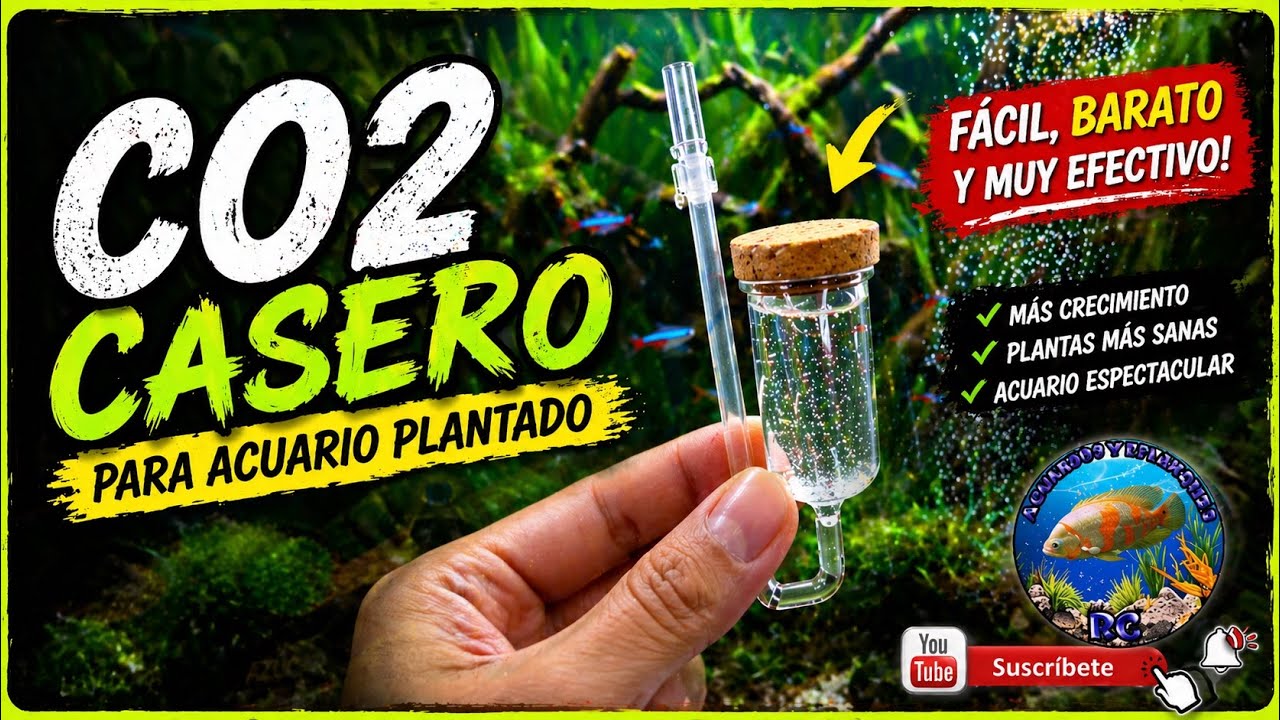 Como hacer un Difusor de Co2 Casero Paso a Paso|Acuarios Plantados