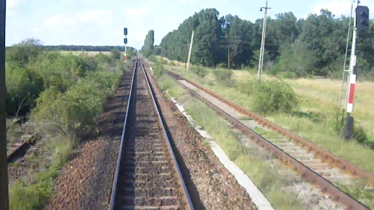 Tren accelerat 12095 fara oprire la Harsesti Arges